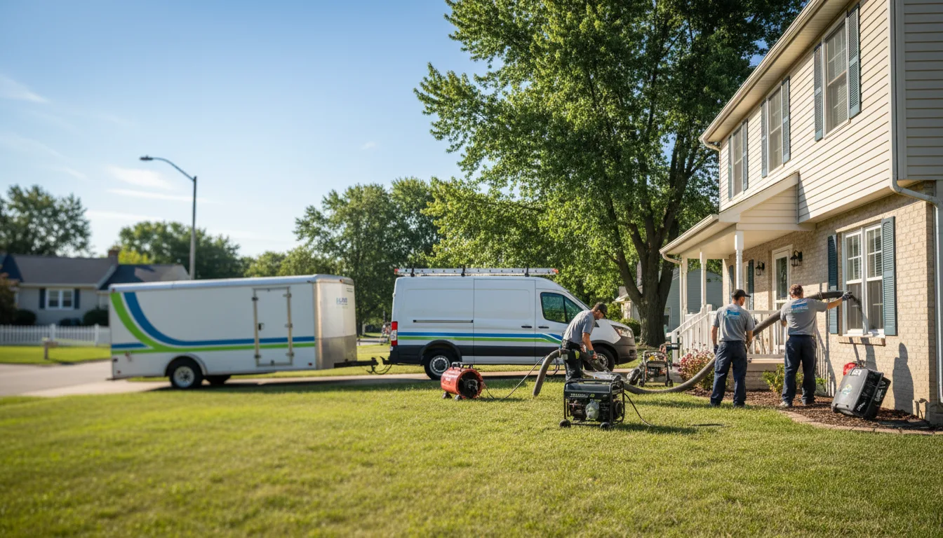 Flooded Basement Restoration And Cleanup With Repair in Hot Springs Village, AR near me